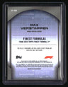 2024 Topps Finest Formula 1 Max Verstappen Finest Formulas #/99
