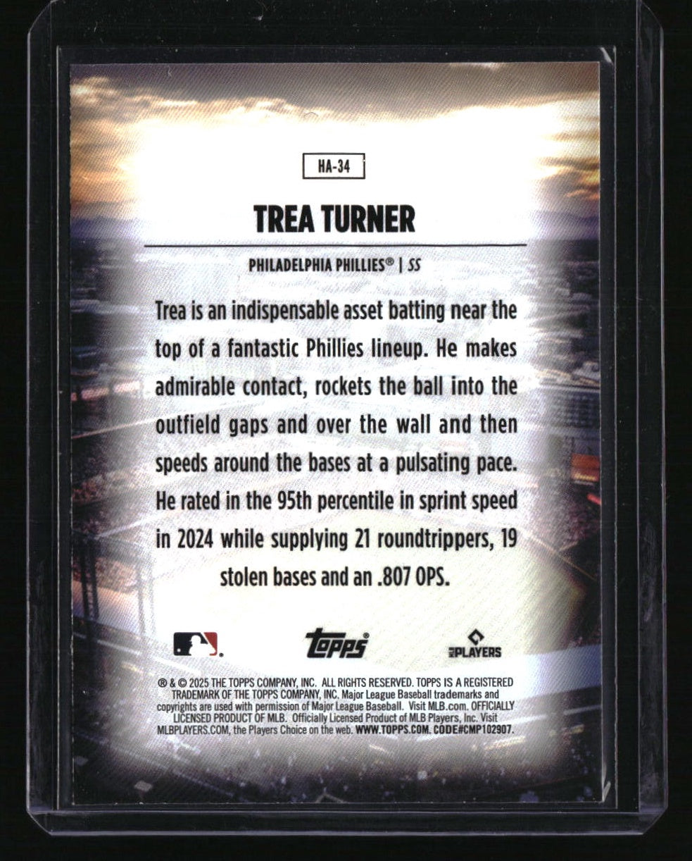 2025 Topps Trea Turner Home Field Advantage