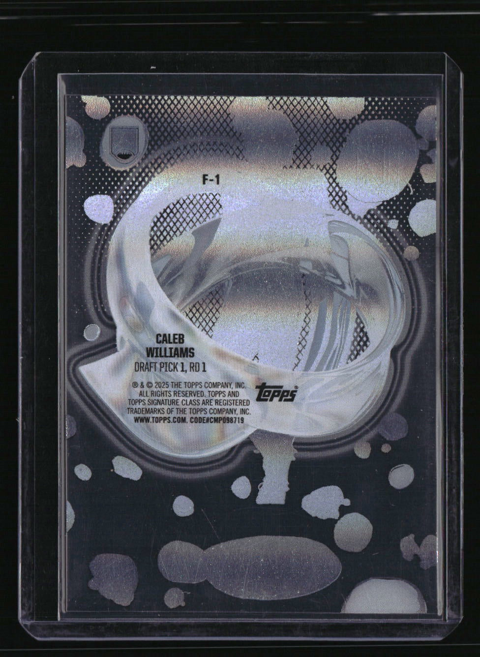 2024 Topps Signature Class Caleb Williams Fluidity
