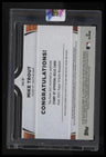 2022 Topps Tribute Mike Trout Stamp of Approval Relics Orange #/25
