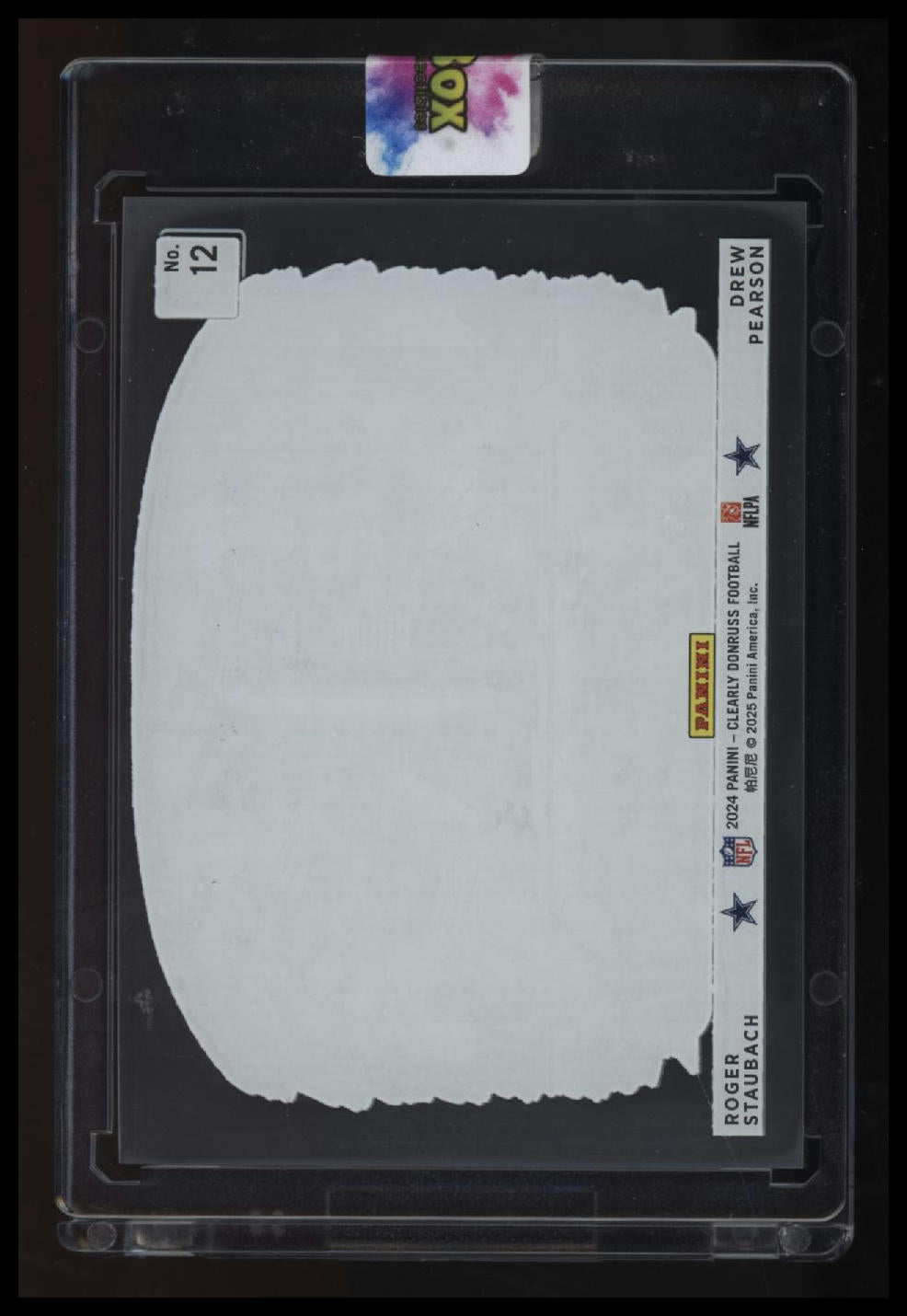 2024 Donruss Clearly Drew Pearson / Roger Staubach Downtown Duos