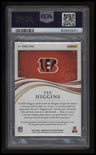 2020 Immaculate Collection Premium Patch Rookie Autographs Tee Higgins PSA 9