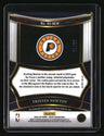 2024-25 Panini Select Tristen Newton Rookie Signatures Gold Prizms #/10