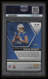 2020 Panini Mosaic Justin Herbert Silver Prizm PSA 10