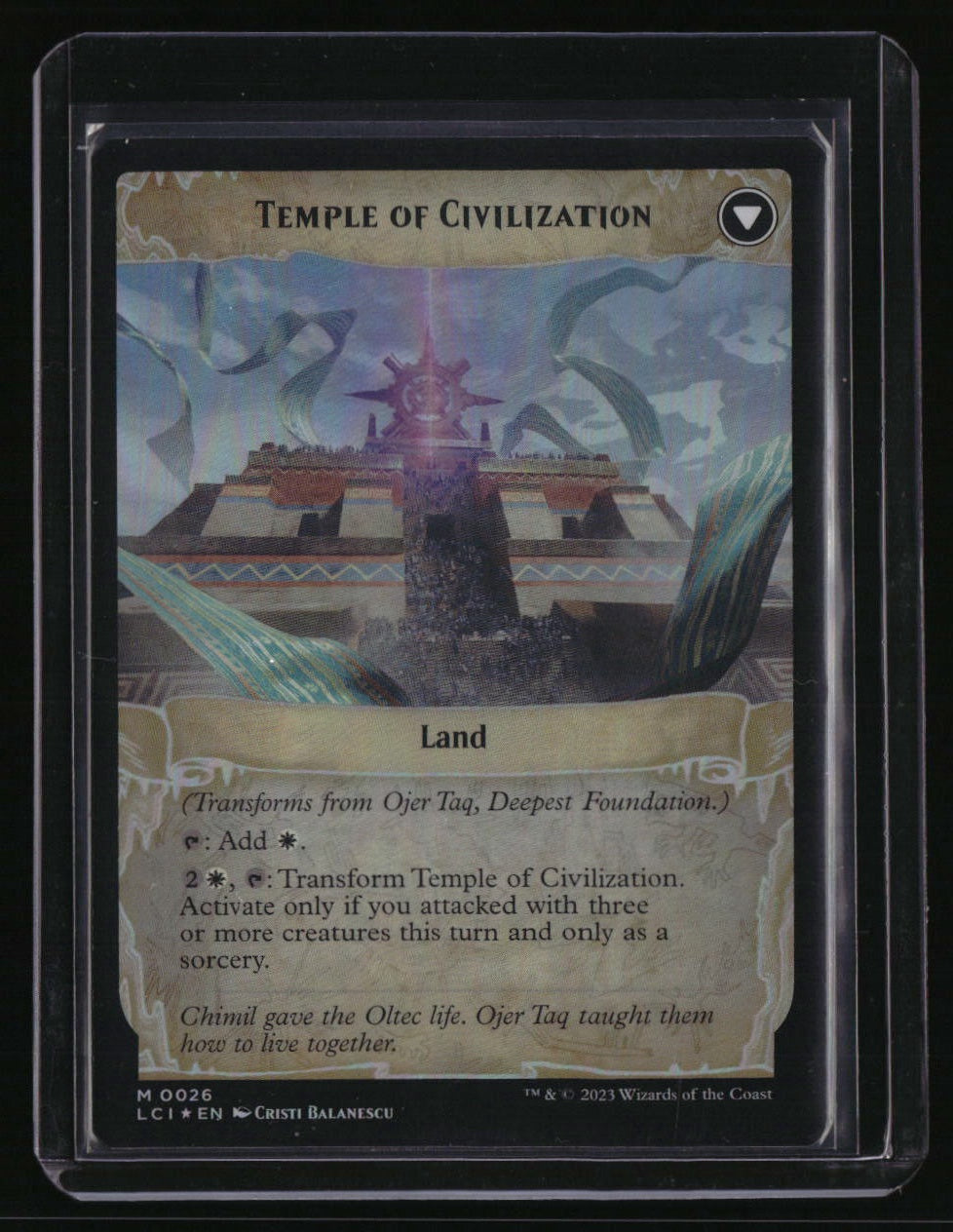The Lost Caverns of Ixalan Ojer Taq, Deepest Foundation Foil