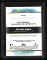 2024 Topps Inception Steven Kwan Rookie and Emerging Star Auto Purple #/199
