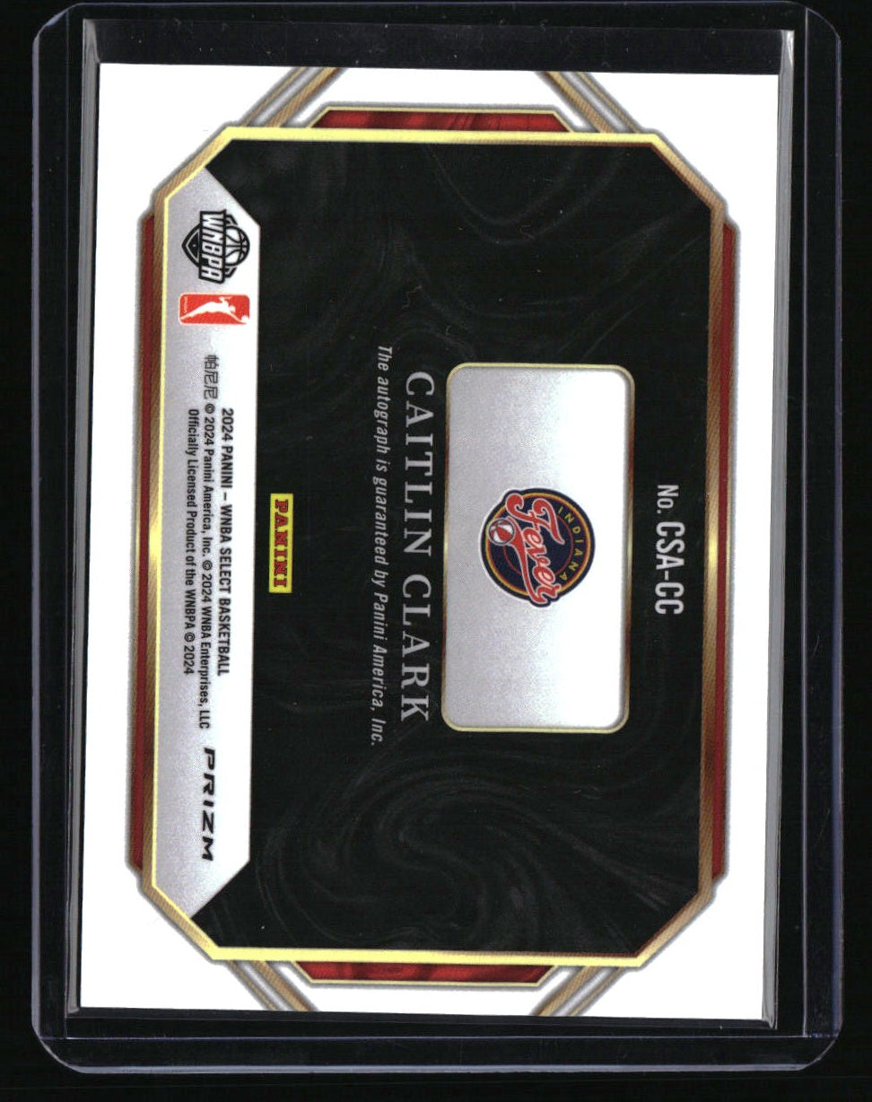 2024 Panini Select WNBA Caitlin Clark Courtside Action Signatures