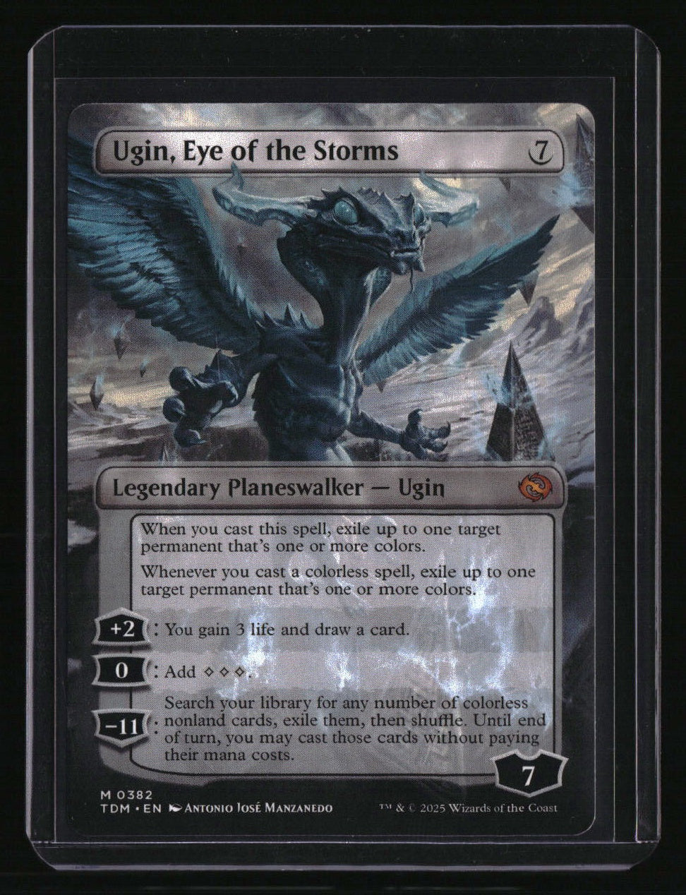 Tarkir: Dragonstorm Ugin, Eye of the Storms (Borderless)