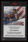 2025 Leaf Metal Independence Day Patriotic Prismatic Lincoln Peja Stojakovic #/1