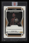 2022 Panini Prizm UFC Israel Adesanya Champion Signatures
