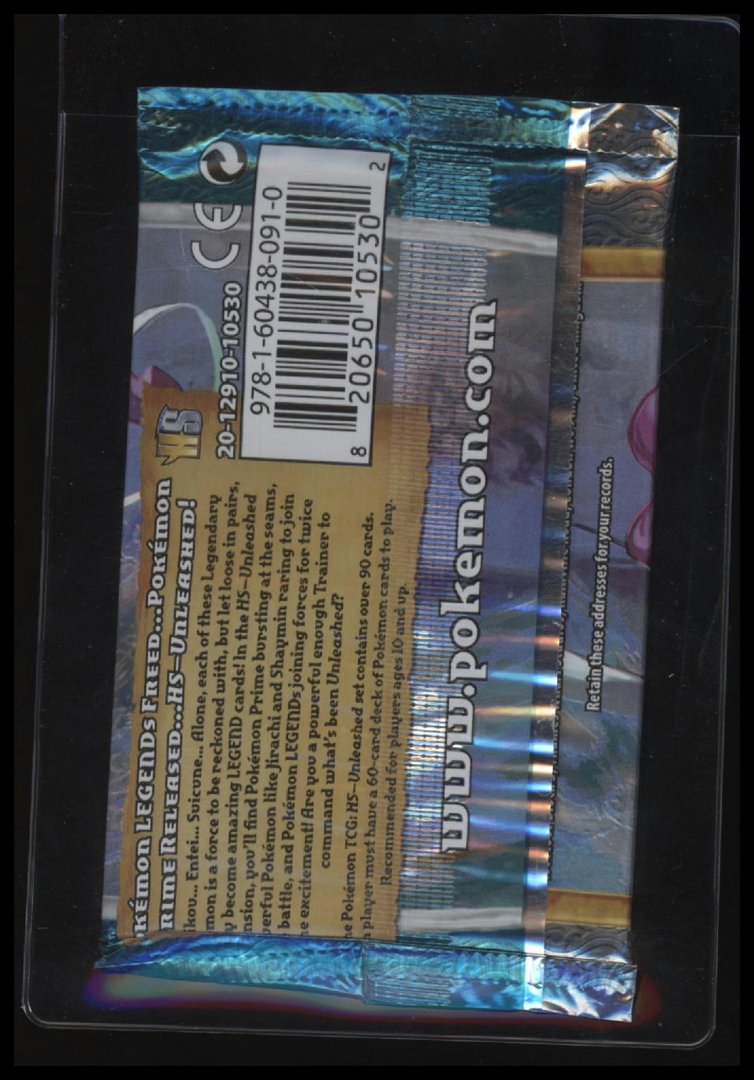 Unleashed Unleashed Booster Pack Suicune Pack Art