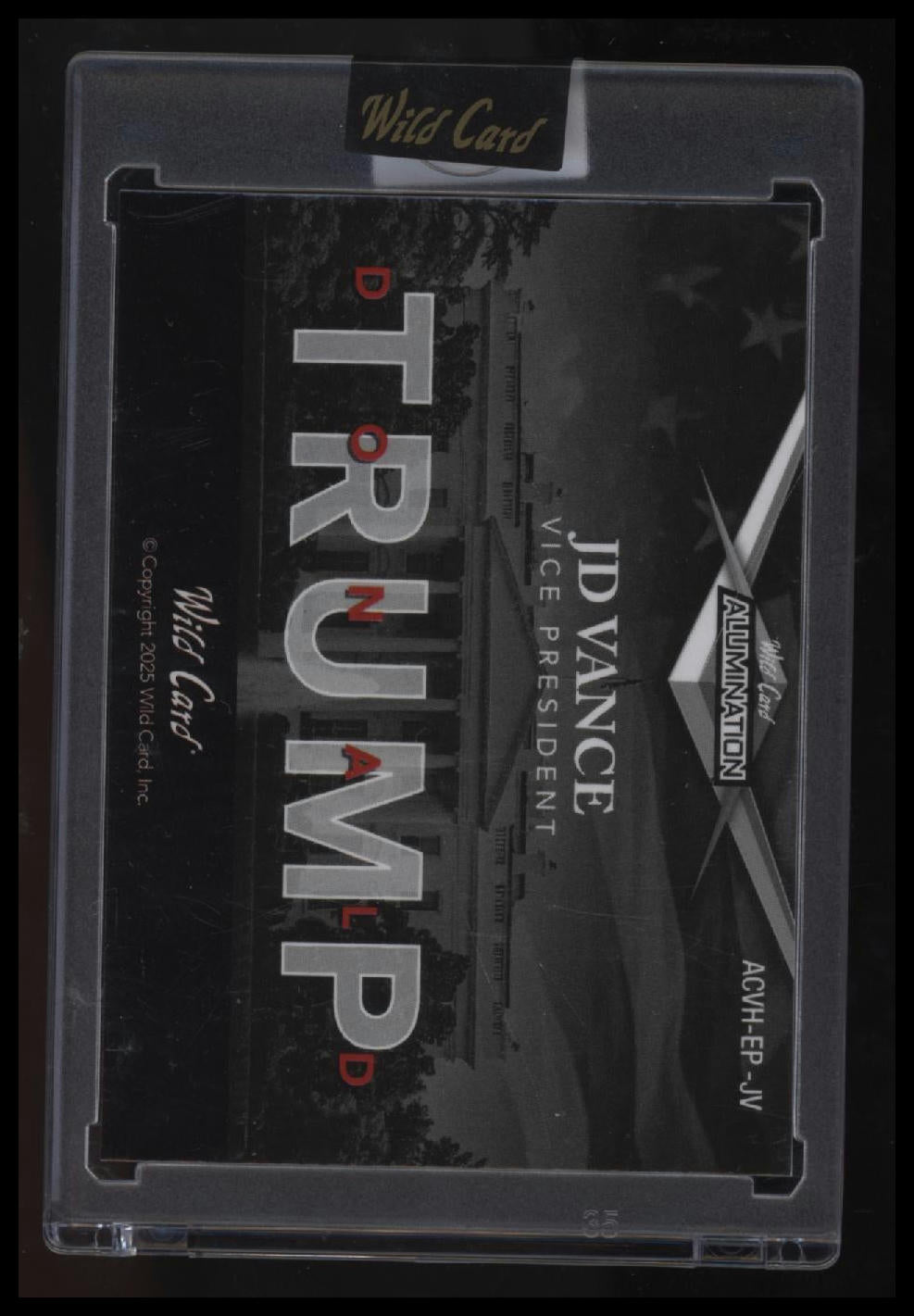 2025 Wild Card Alumination JD Vance GOP 1/1