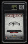 2024-25 Panini Totally Certified Stephon Castle Certified Bucket GMA 10
