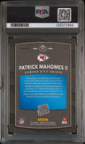 2017 Panini Donruss Optic Patrick Mahomes Ii Pink PSA 9