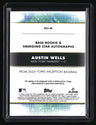 2024 Topps Inception Austin Wells Rookie and Emerging Star Auto Purple #/199
