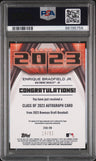 2023 Bowman Draft Autograph Enrique Bradfield Jr. Gold Ref PSA 10