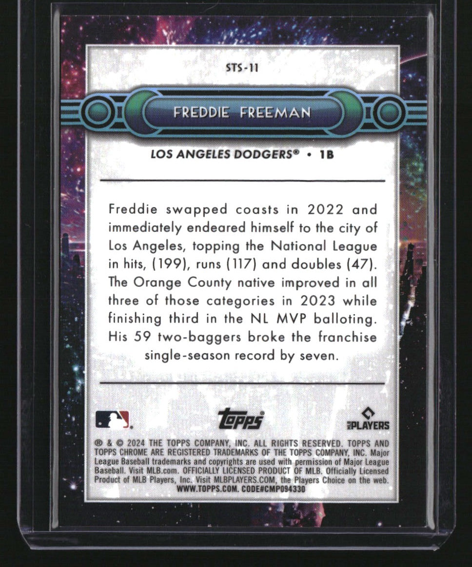 2024 Topps Chrome Freddie Freeman Swinging for the Stars