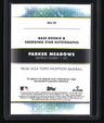 2024 Topps Inception Parker Meadows Rookie and Emerging Star Auto Magenta #/99