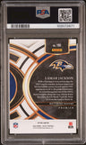 2023 Panini Select Lamar Jackson Dragon Scale Gold Prizm PSA 10
