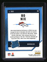 2024 Donruss Bo Nix Optic Rated Rookies Preview Red Wave