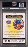 2021-2022 Upper Deck Dazzlers Cole Caufield Dazzlers-Purple PSA 10