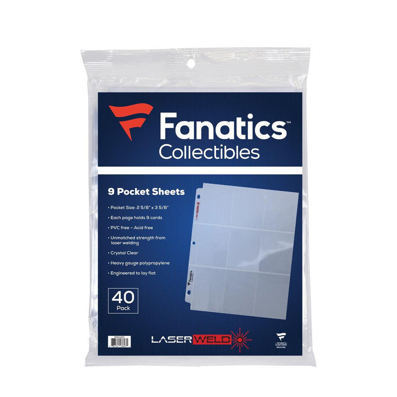 Fanatics Binder Page