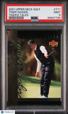 2001 Upper Deck Tiger'S Tales Tiger Woods #TT1 PSA 9