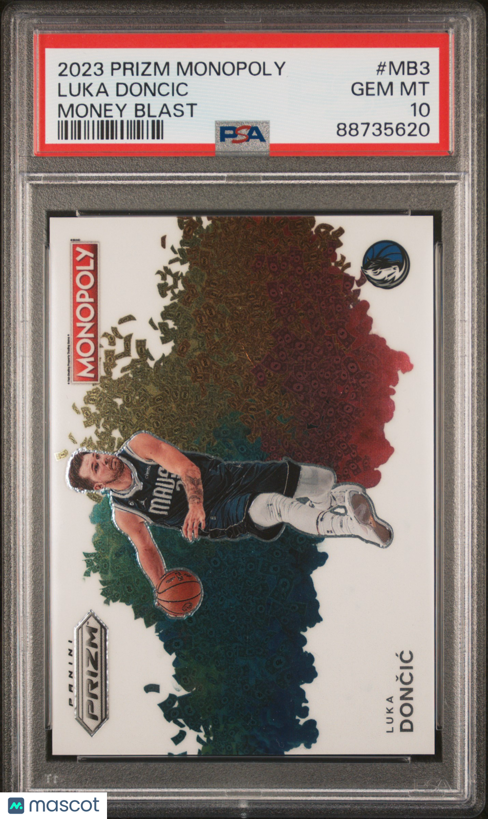 2023 Panini Prizm Monopoly Money Blast Luka Doncic PSA 10