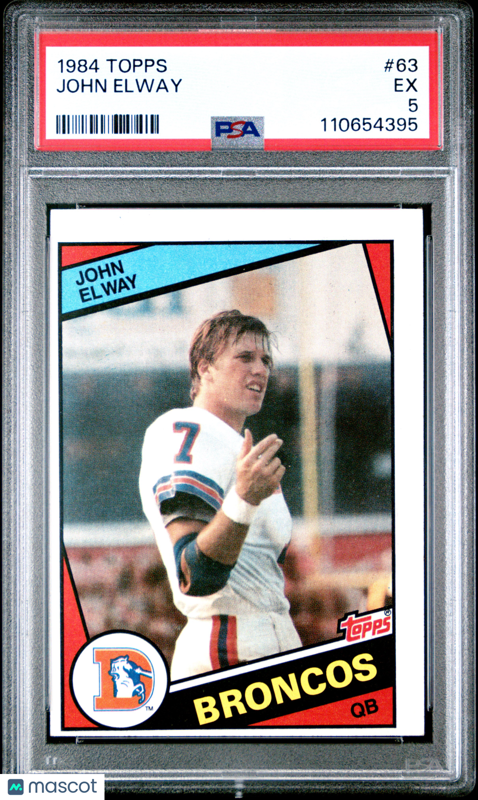 1984 Topps John Elway PSA 5