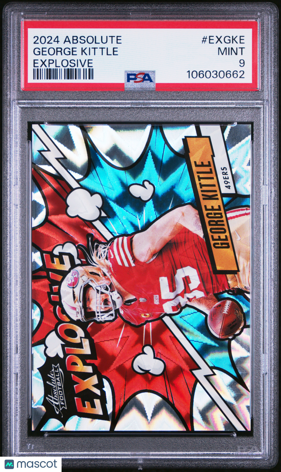 2024 Panini Absolute Explosive George Kittle PSA 9