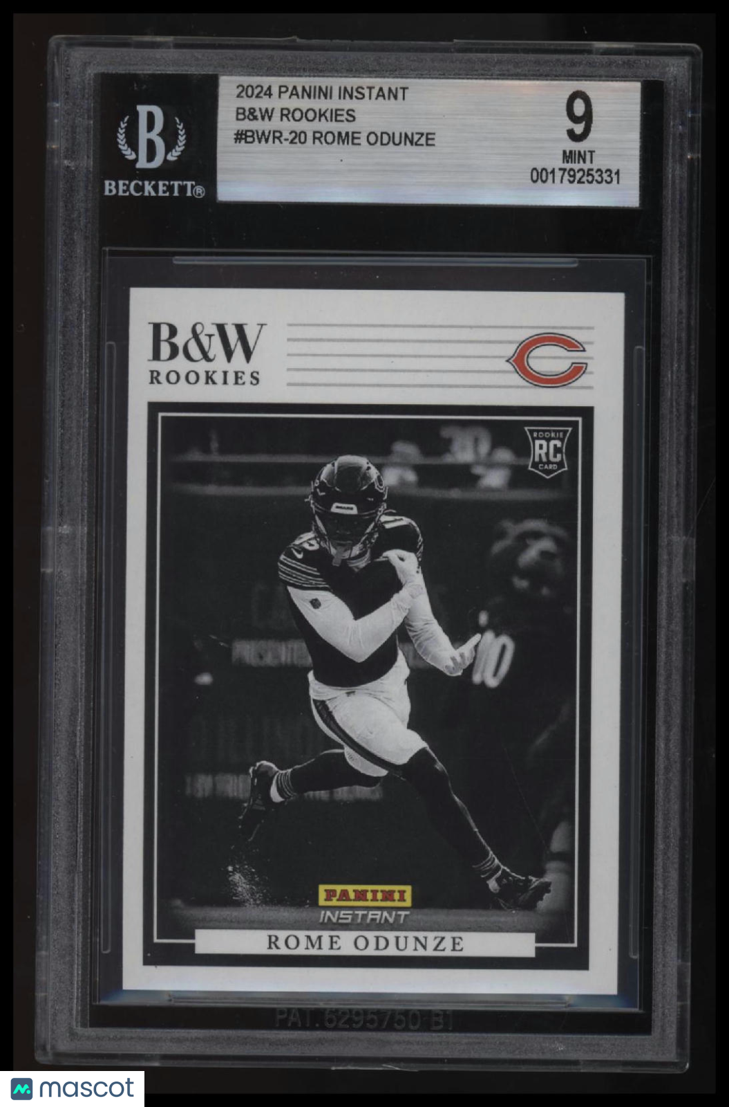 2024 Panini Instant B&amp;W Rookies Rome Odunze BGS 9.0