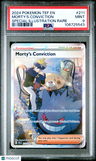 2024 Pokemon Tef En-Temporal Forces Morty'S Conviction SIR PSA 9
