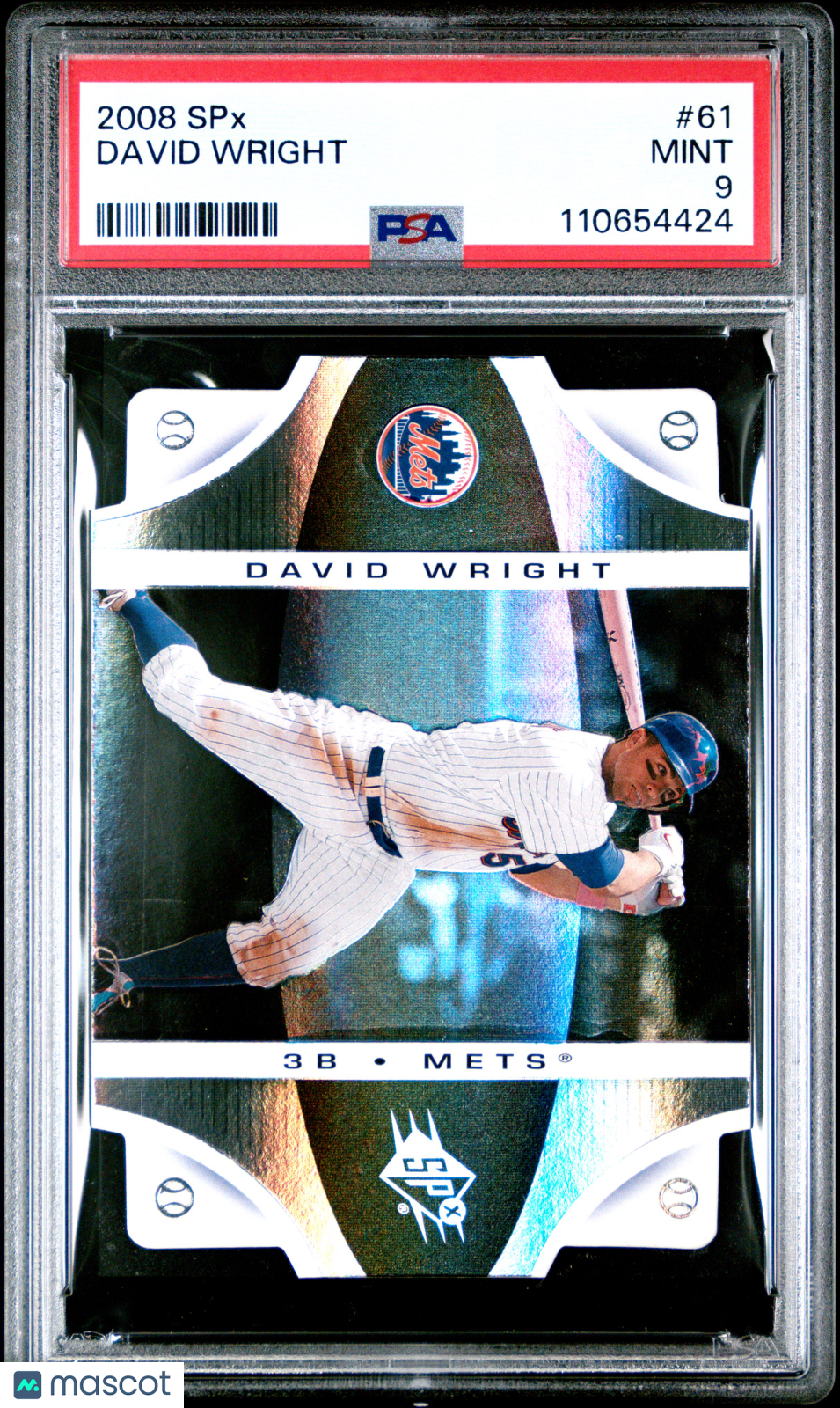 2008 Spx David Wright PSA 9