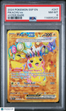2024 Pokemon Ssp En-Surging Sparks Pikachu Ex Hyper Rare PSA 8