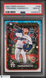 2024 Topps Holiday Yoshinobu Yamamoto PSA 10