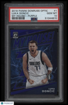 2019 Panini Donruss Optic My House! Luka Doncic My House!-Purple PSA 10