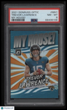 2021 Panini Donruss Optic My House! Trevor Lawrence My House! PSA 8