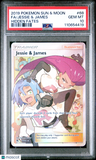 2019 Pokemon Sun & Moon Hidden Fates #68 Fa/Jessie & James Hidden Fates PSA 10