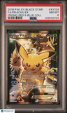 2016 Pokemon Xy Black Star Promo Fa/Pikachu Ex Promo-Red & Blue Coll. PSA 8