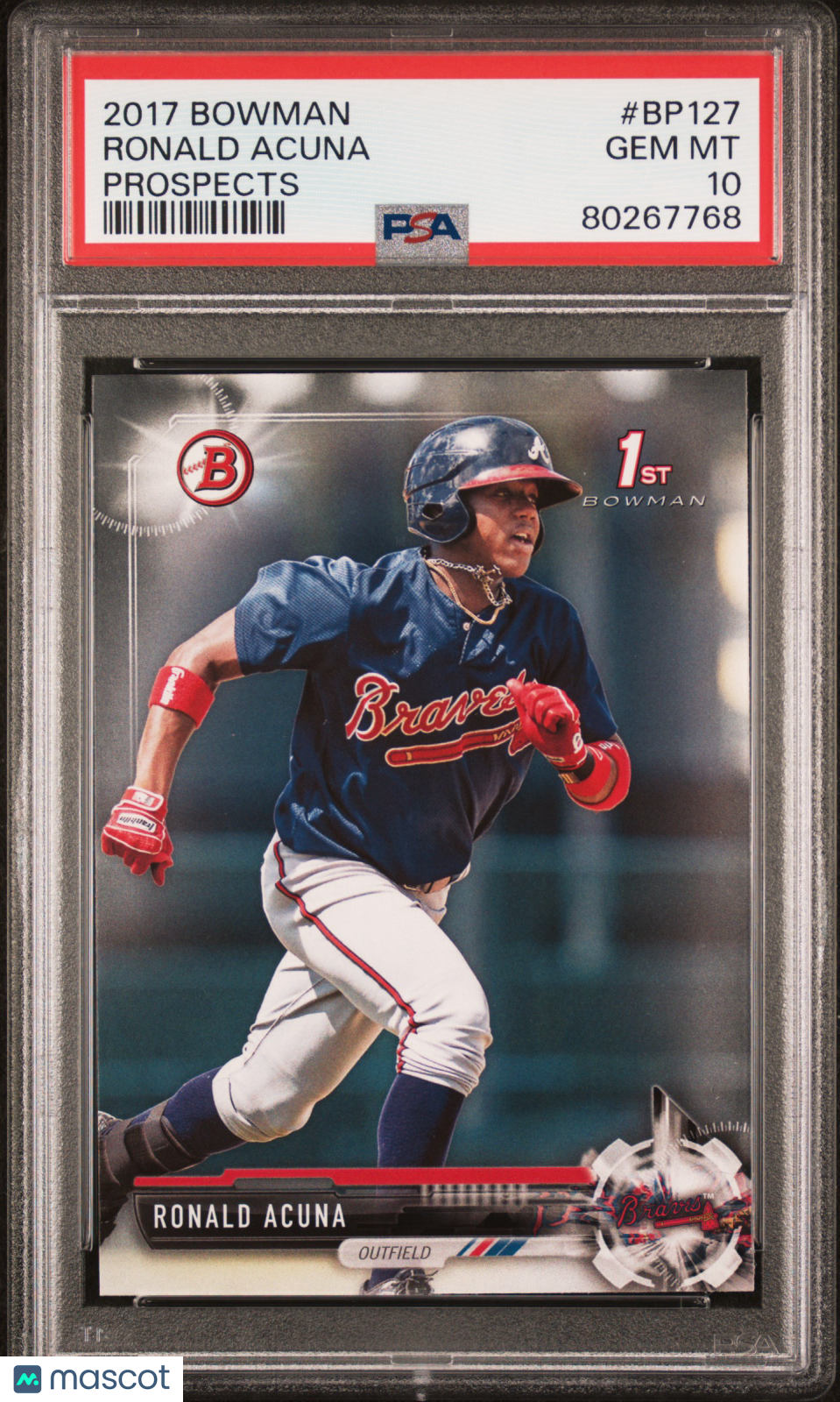 2017 Bowman Prospects Ronald Acuna Prospects PSA 10