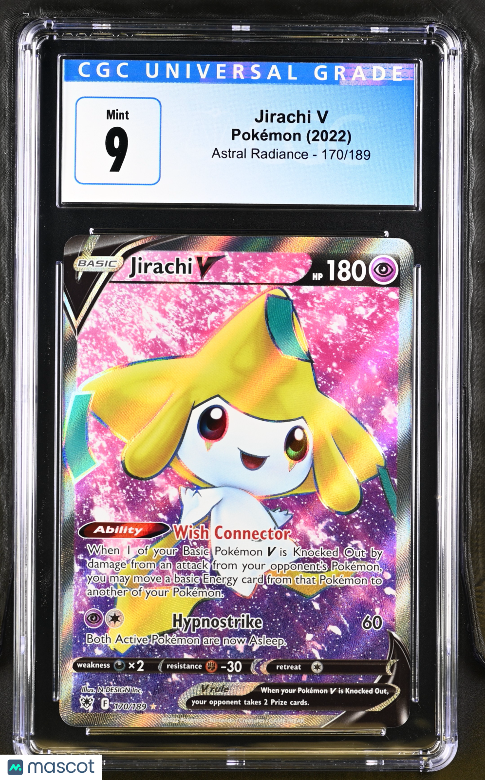 2022 Astral Radiance Jirachi V CGC 9