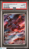 2023 Pokemon Japanese Sv3a-Raging Surf Groudon Art Rare PSA 10