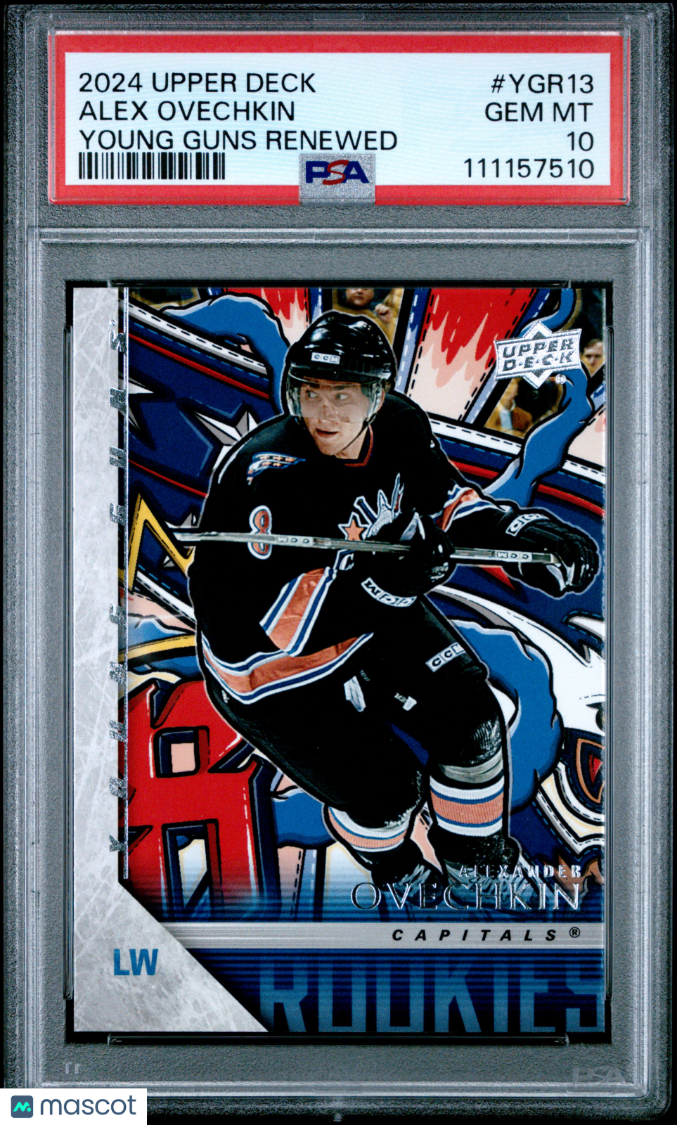 2024 Upper Deck Young Guns Renewed Alex Ovechkin PSA 10