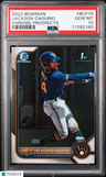 2022 Bowman Chrome Prospects Jackson Chourio Chrome Prospects PSA 10