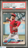 2018 Topps Update Shohei Ohtani PSA 10