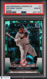 2023 Bowman Chrome Sapphire Edition Anthony Volpe Aqua PSA 10