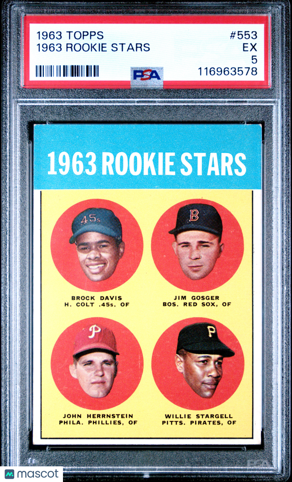 1963 Topps 1963 Rookie Stars PSA 5