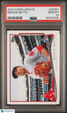 2014 Topps Update Mookie Betts PSA 10