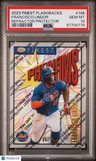 2023 Topps Finest Flashbacks Francisco Lindor Refractor Protector PSA 10