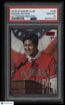 2018 Stadium Club Shohei Ohtani Red Foil PSA 10